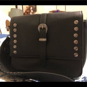 Authentic Steve Madden Unique Black Bag!